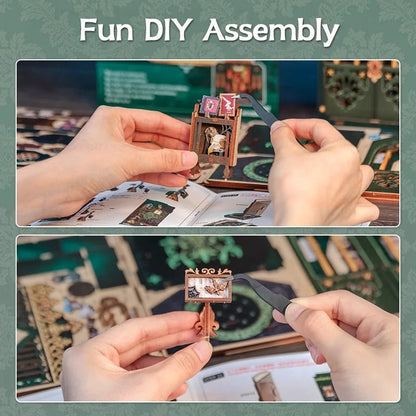 Darkness Herbarium DIY Book Nook Kit - TryNooki