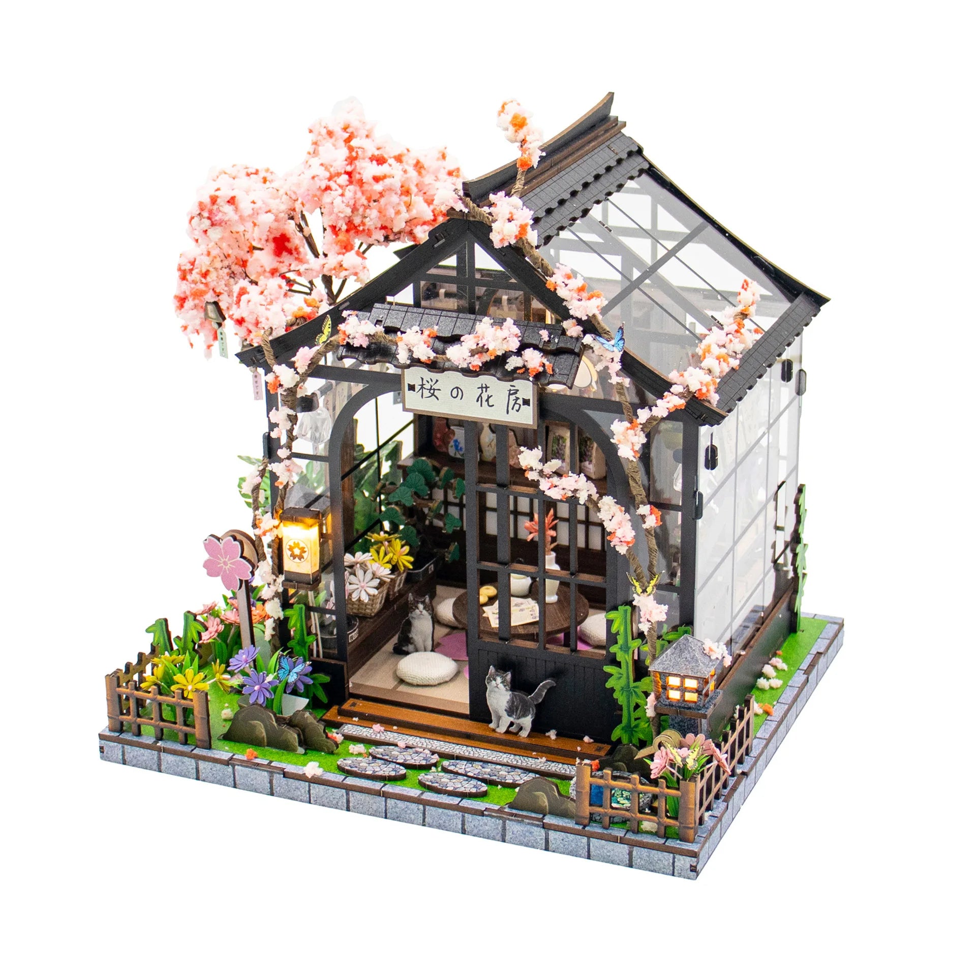 Sakura Bloom Greenhouse - Miniature World - TryNooki