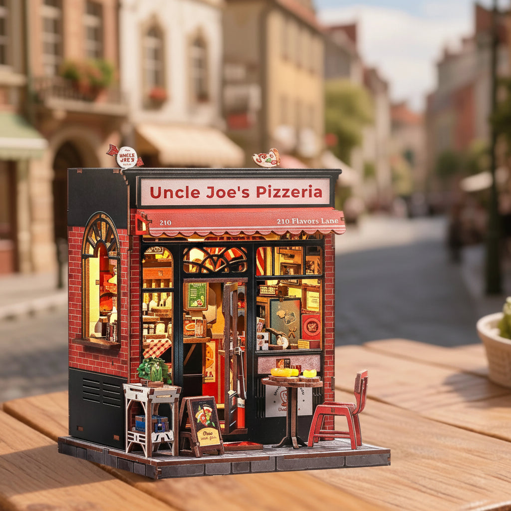 Uncle Joe's Pizzeria - DIY Book Nook Kit - TryNooki