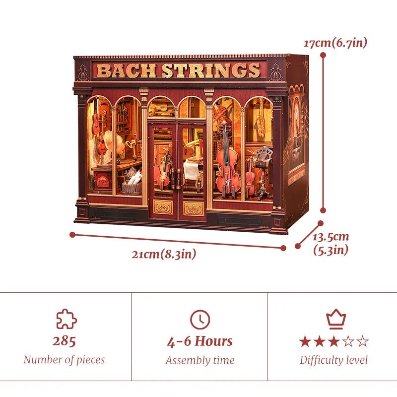 Bach Strings - Book Nook Kit - TryNooki