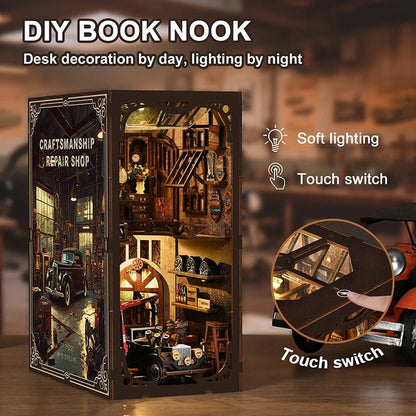 Master Mechanic's Workshop - DIY Book Nook Kit - TryNooki