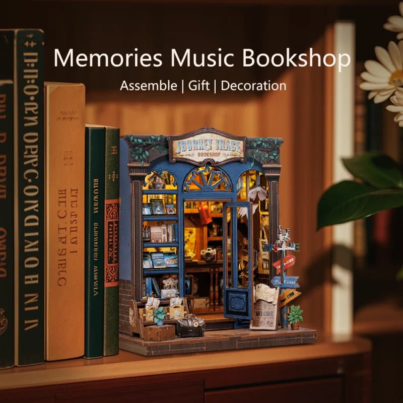 Journey Trace Bookshop - DIY Book Nook Kit - TryNooki