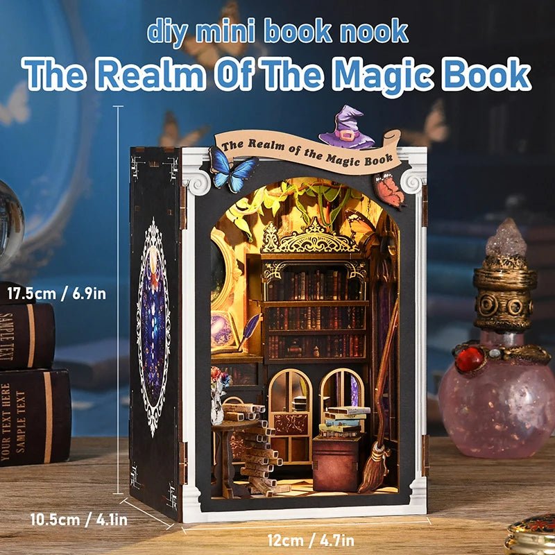 Realm of Magic Books - DIY Book Nook Kit - TryNooki