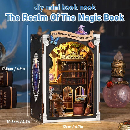 Realm of Magic Books - DIY Book Nook Kit - TryNooki