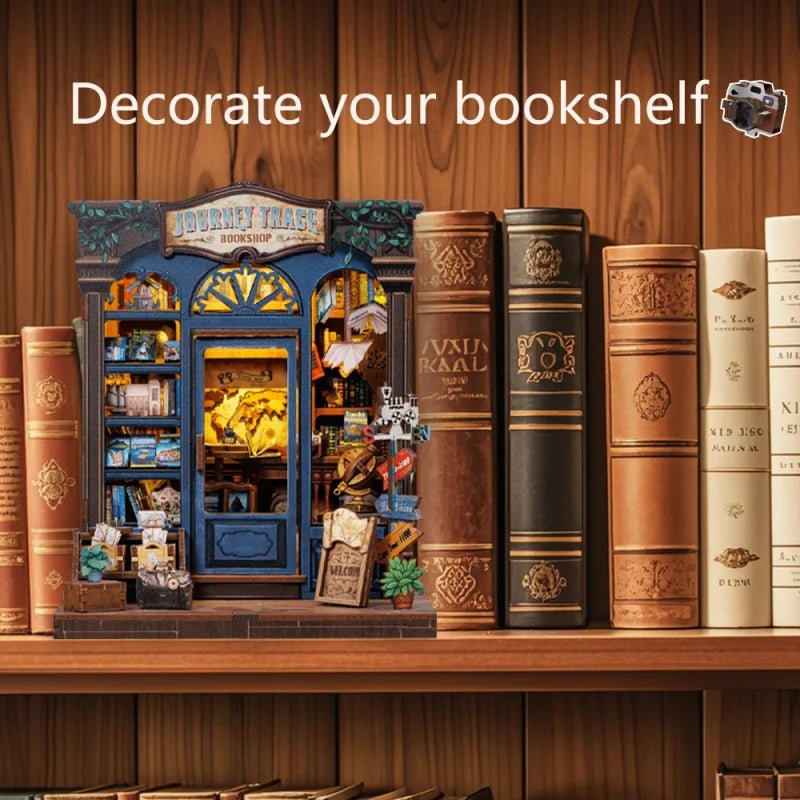 Journey Trace Bookshop - DIY Book Nook Kit - TryNooki