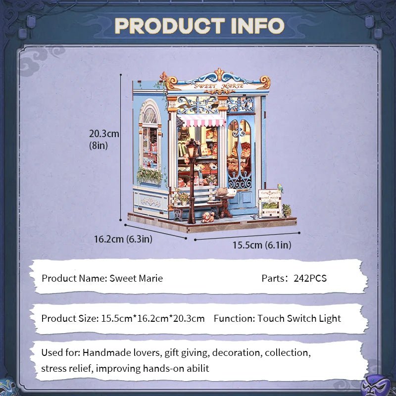 Sweet Marie - DIY Book Nook Kit - TryNooki