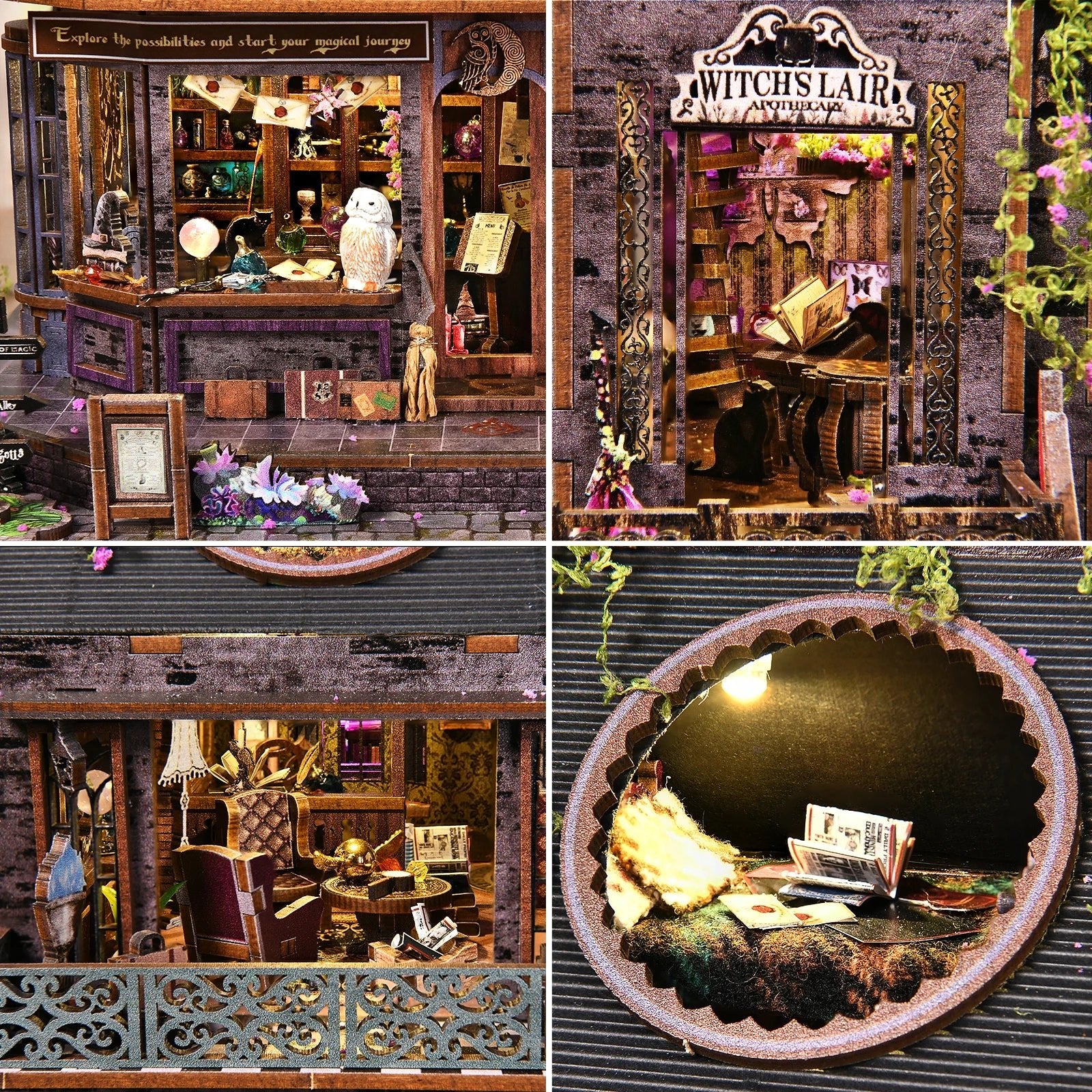 Castle of Magic - Diy Miniature World Kit - TryNooki