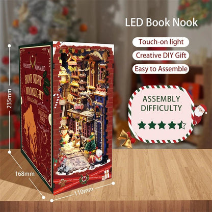 Festive Christmas Book Nook Kit - TryNooki