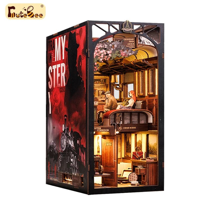 Detective Train Mystery - DIY Book Nook Kit - TryNooki