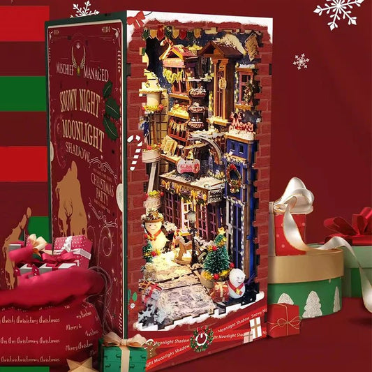 Festive Christmas Book Nook Kit - TryNooki