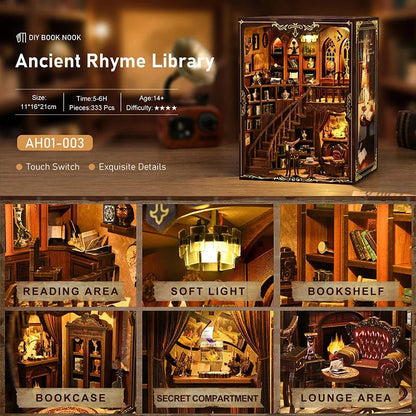 Ancient Library Book Nook Kit - TryNooki
