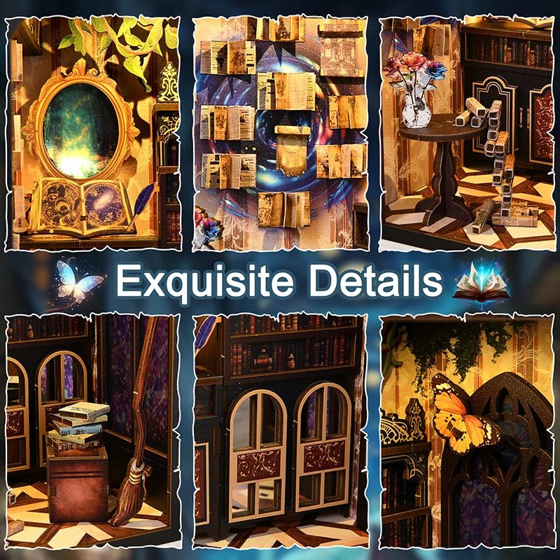 Realm of Magic Books - DIY Book Nook Kit - TryNooki