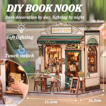 Sunny Cafe - DIY Book Nook Kit - TryNooki