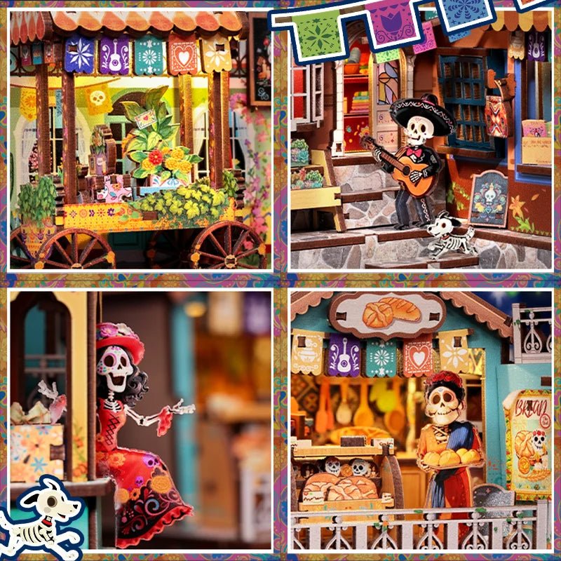 Plaza de los Muertos - Book Nook Kit - TryNooki