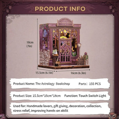 Astrology Bookshop - DIY Book Nook Kit - TryNooki