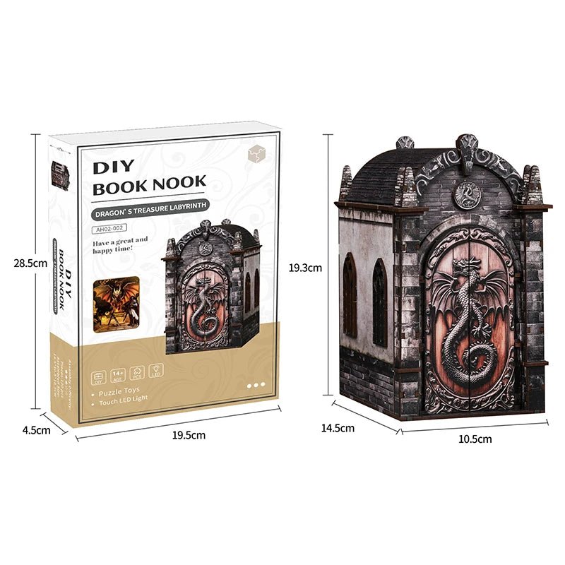 Dragon's Labyrinth Treasure - DIY Book Nook Kit - TryNooki