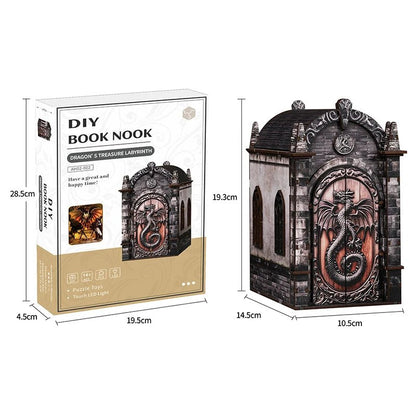 Dragon's Labyrinth Treasure - DIY Book Nook Kit - TryNooki