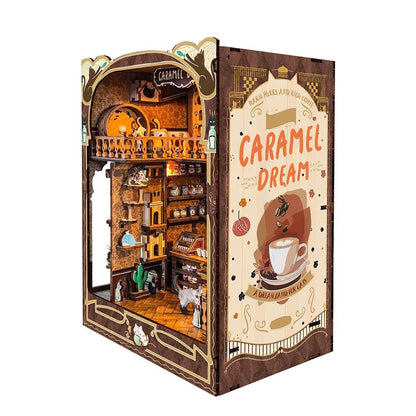 Caramel Dream Casa - DIY Wooden Book Nook Kit - TryNooki