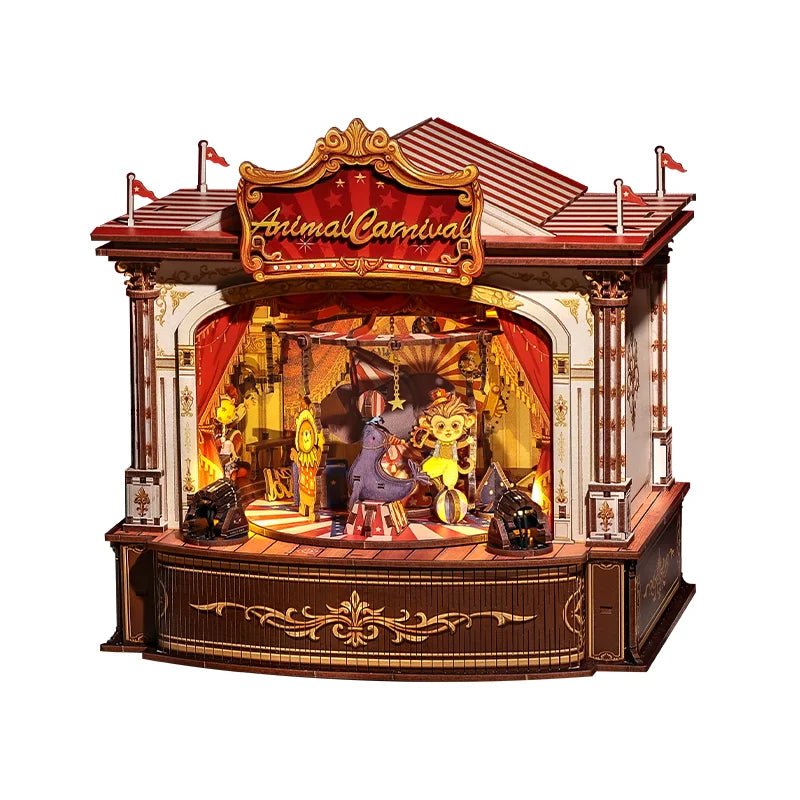 Animal Carnival DIY Book Nook Kit - TryNooki