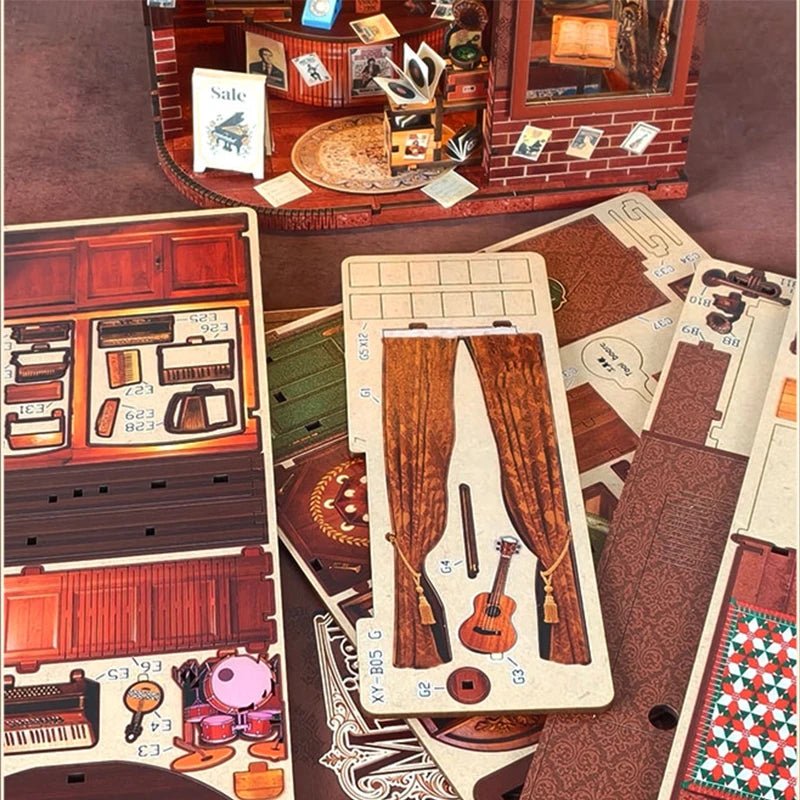 Music Shop - DIY Book Nook Kit - TryNooki