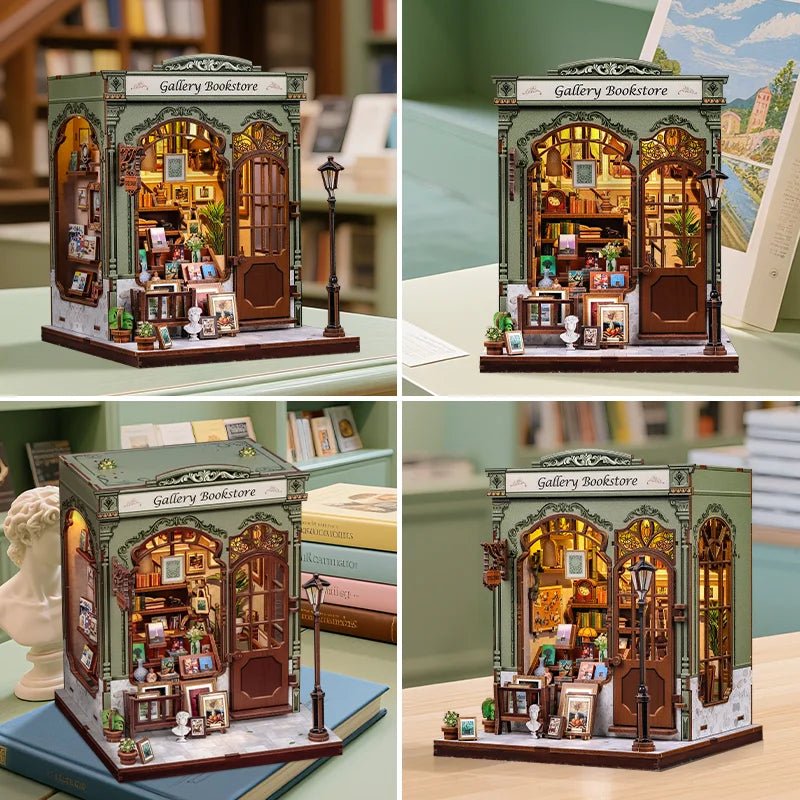 Gallery Bookstore - DIY Book Nook Kit - TryNooki