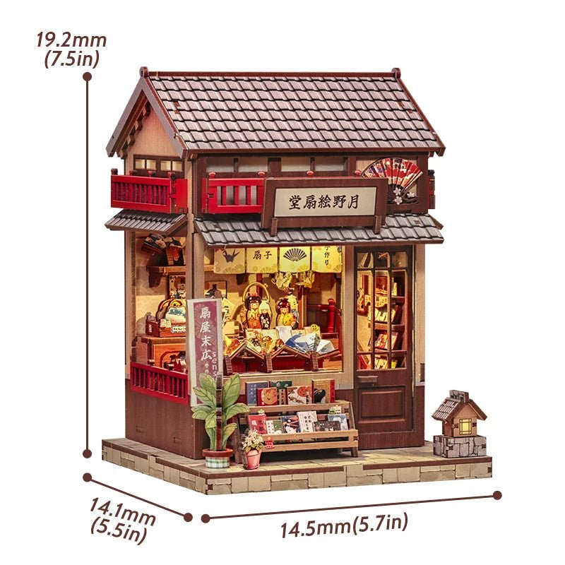 Tsukino Eogi - dou - Japanese DIY Book Nook Kit - TryNooki