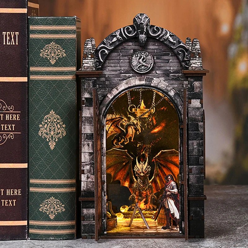 Dragon's Labyrinth Treasure - DIY Book Nook Kit - TryNooki