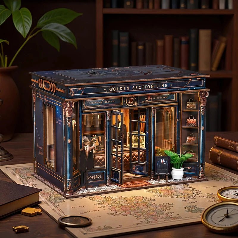 Golden Line - DIY Book Nook - TryNooki