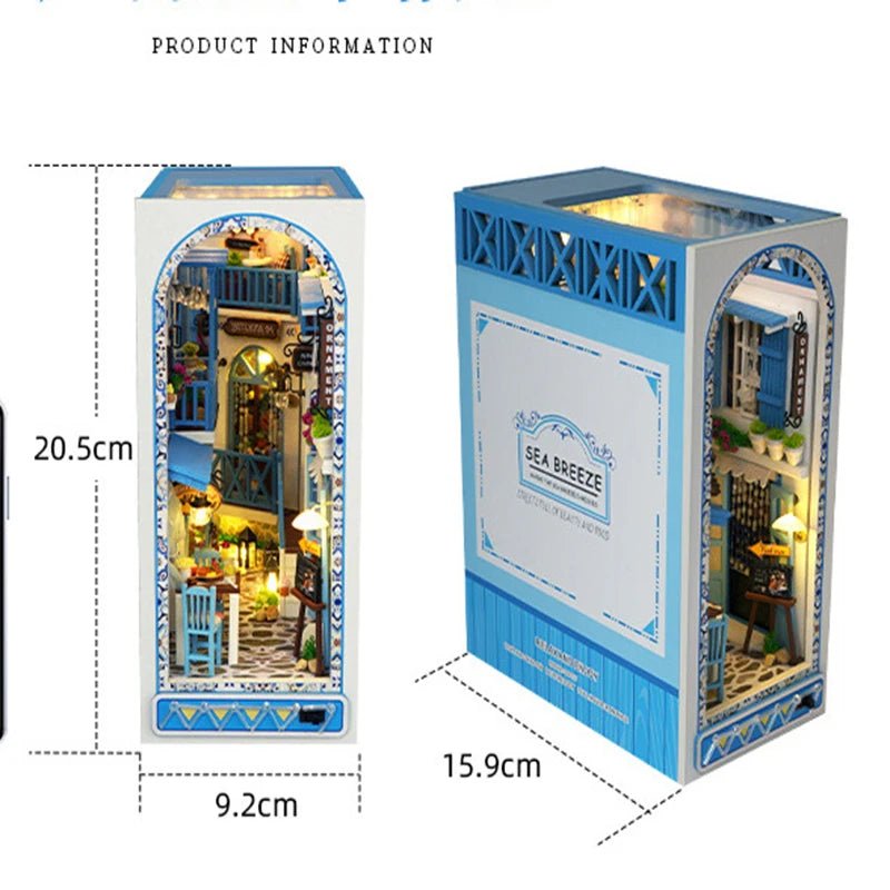 Sea Breeze - DIY Book Nook Kit - TryNooki