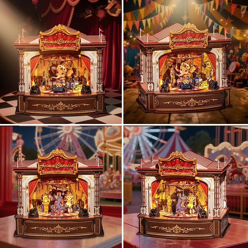 Animal Carnival DIY Book Nook Kit - TryNooki