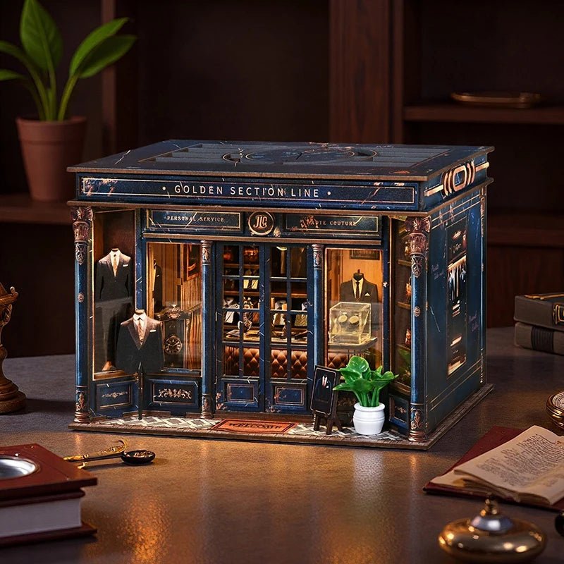 Golden Line - DIY Book Nook - TryNooki