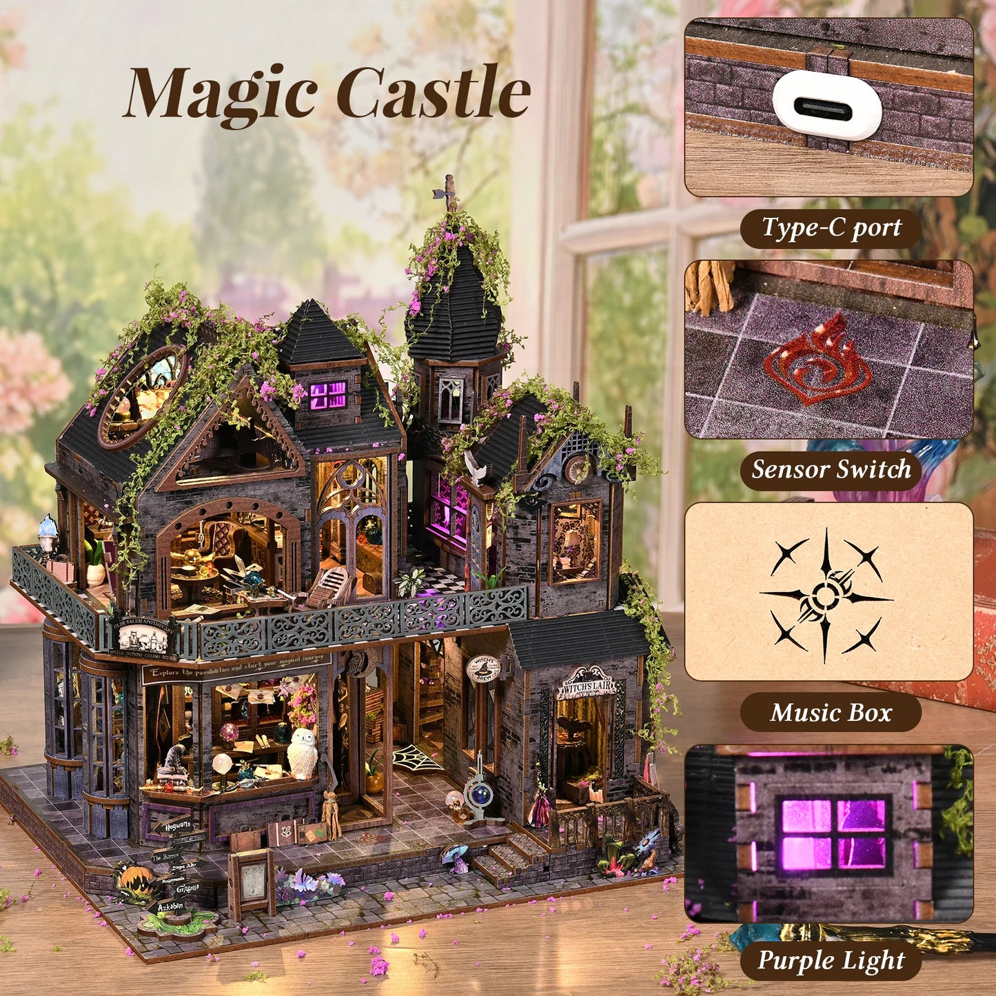 Castle of Magic - Diy Miniature World Kit - TryNooki