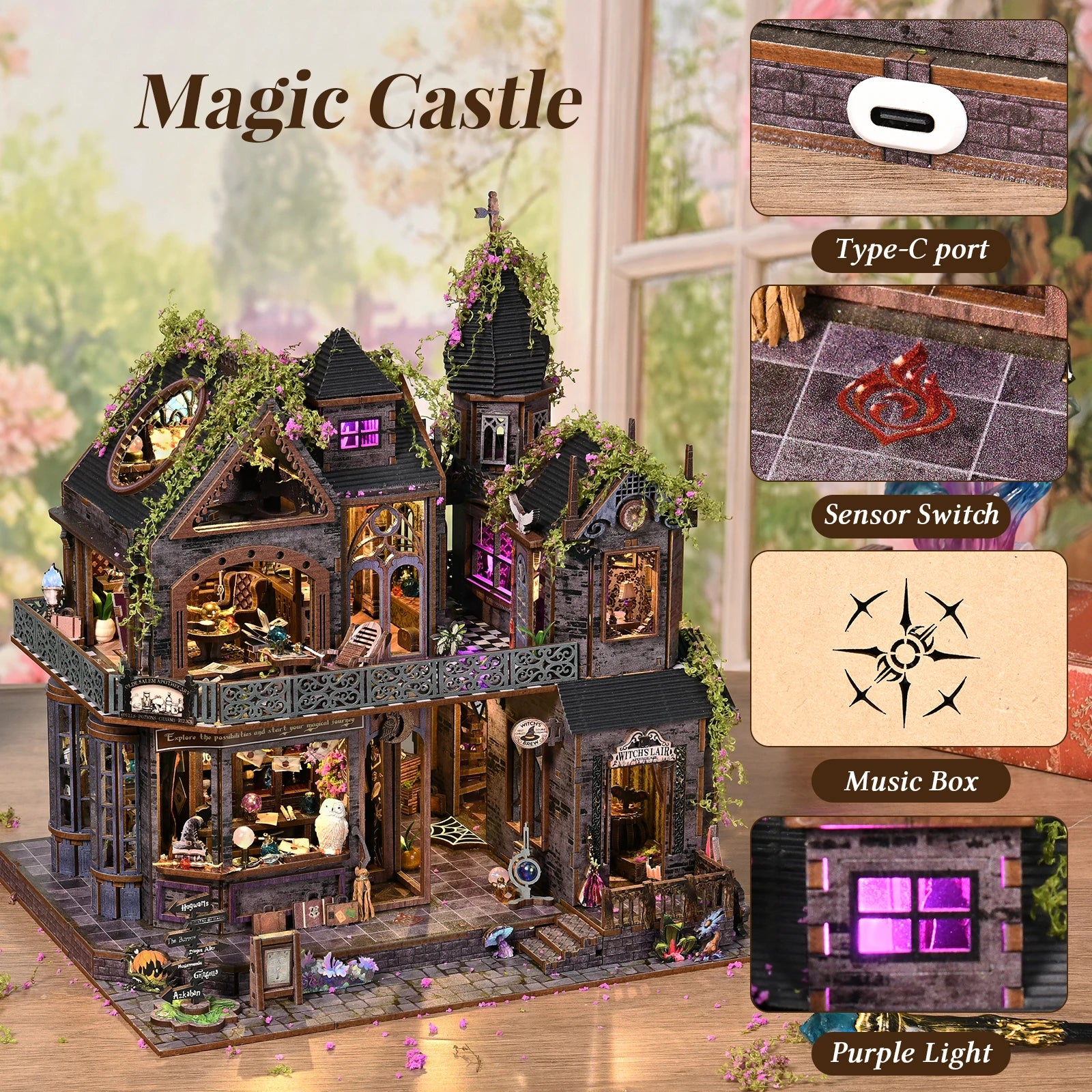 Castle of Magic - Diy Miniature World Kit - TryNooki