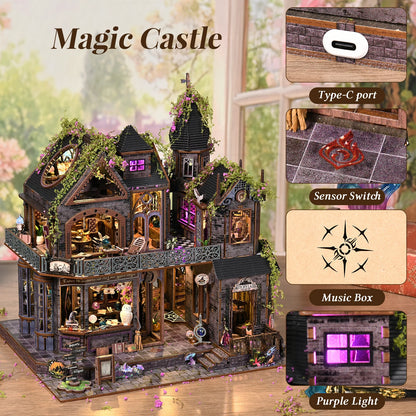 Castle of Magic - Diy Miniature World Kit - TryNooki