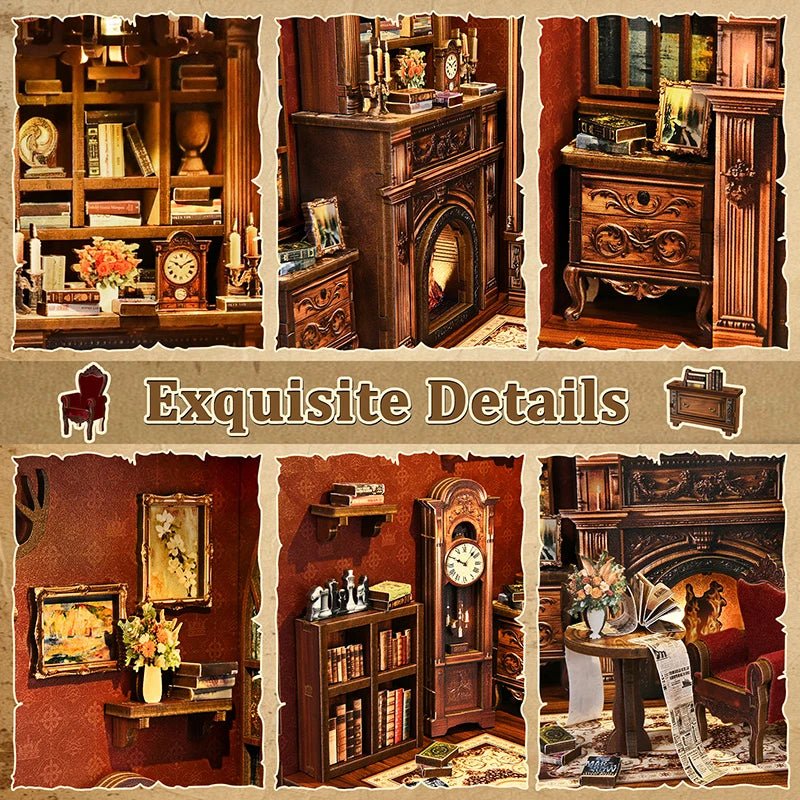 TWILIGHT LIBRARY - DIY Book Nook Kit - TryNooki