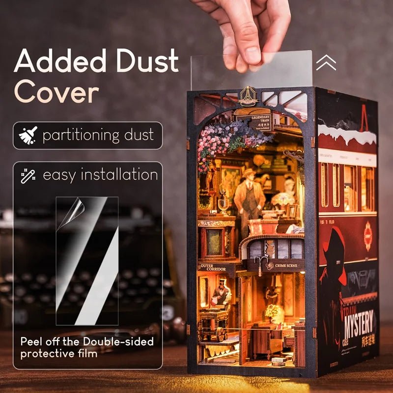 Train Mystery Case - DIY Book Nook Kit - TryNooki