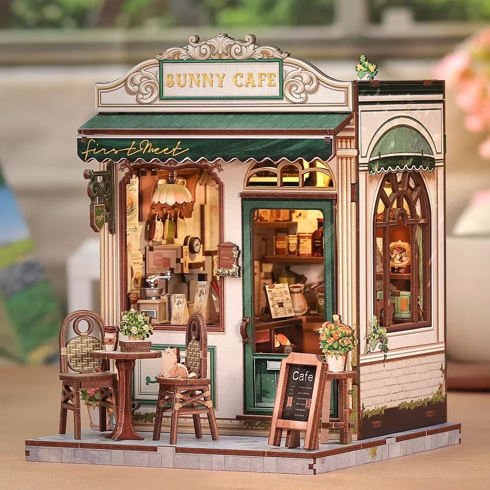 Sunny Cafe - DIY Book Nook Kit - TryNooki