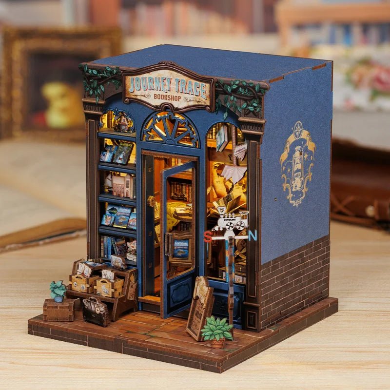 Journey Trace Bookshop - DIY Book Nook Kit - TryNooki
