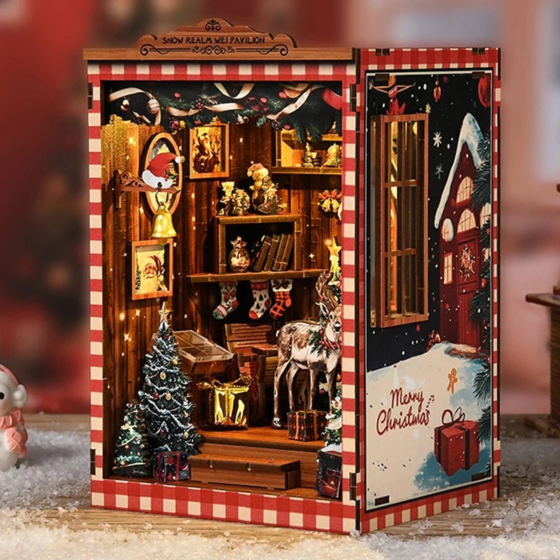 Snow Realm Pavilion - DIY Book Nook Kit - NookFan