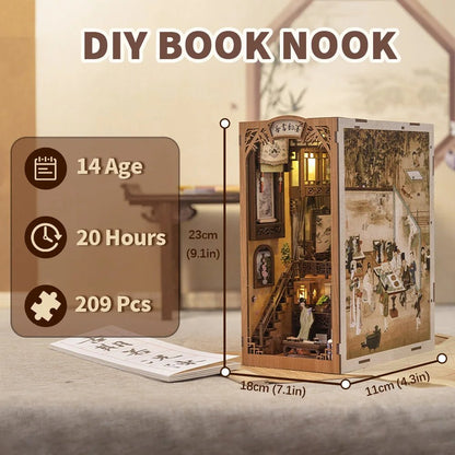 Ink Rhyme Bookstore - DIY Book Nook Kit - TryNooki