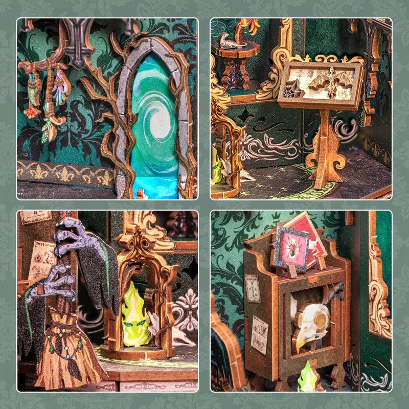 Darkness Herbarium DIY Book Nook Kit - TryNooki