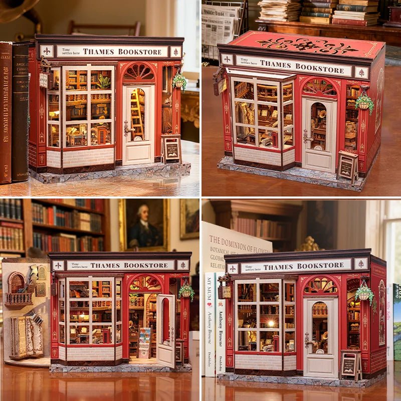 Thames Bookstore - DIY Book Nook Kit - TryNooki