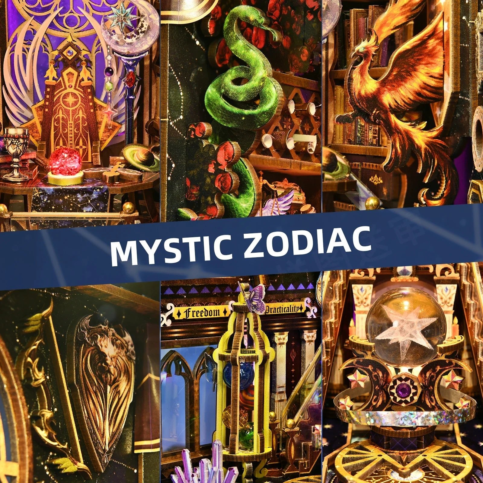 Mystic Zodiac - Book Nook Kit - TryNooki