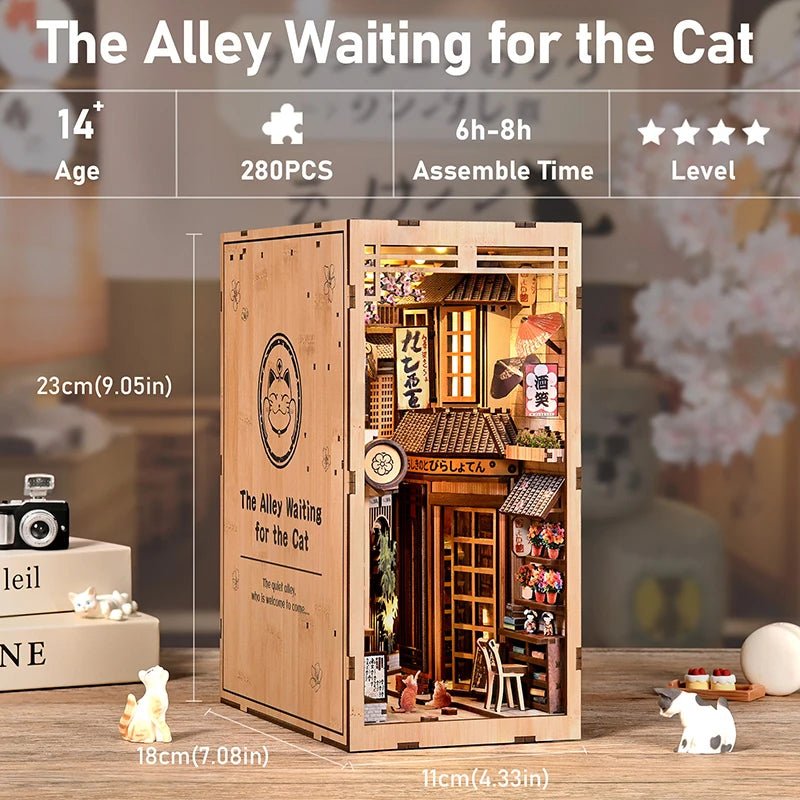 Whiskered Alley Book Nook - TryNooki