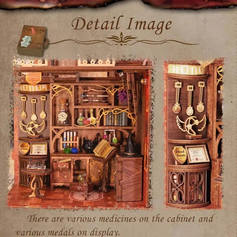 Flame Common Room - DIY Book Nook Kit - TryNooki
