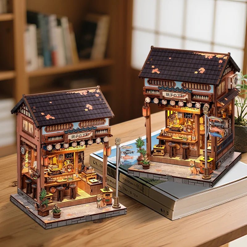 Choshi no Shitamachi - DIY Japanese Book Nook Kit - TryNooki