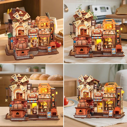 Factory Bread - 3D Wooden Music Box Puzzle Kit - TryNooki