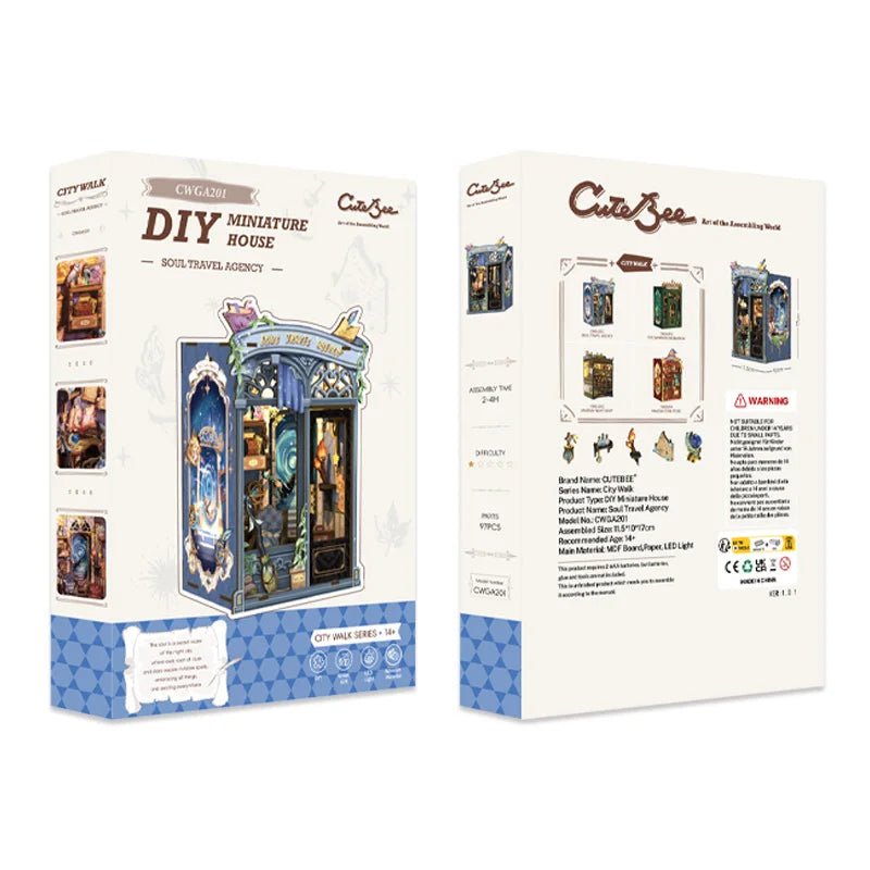 Soul Travel Agency - DIY Book Nook Kit - TryNooki