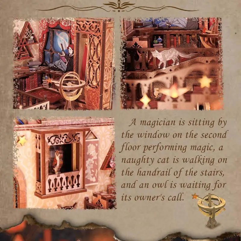 Flame Common Room - DIY Book Nook Kit - TryNooki