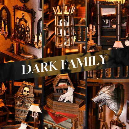 Dark Family Book Nook Kit - TryNooki
